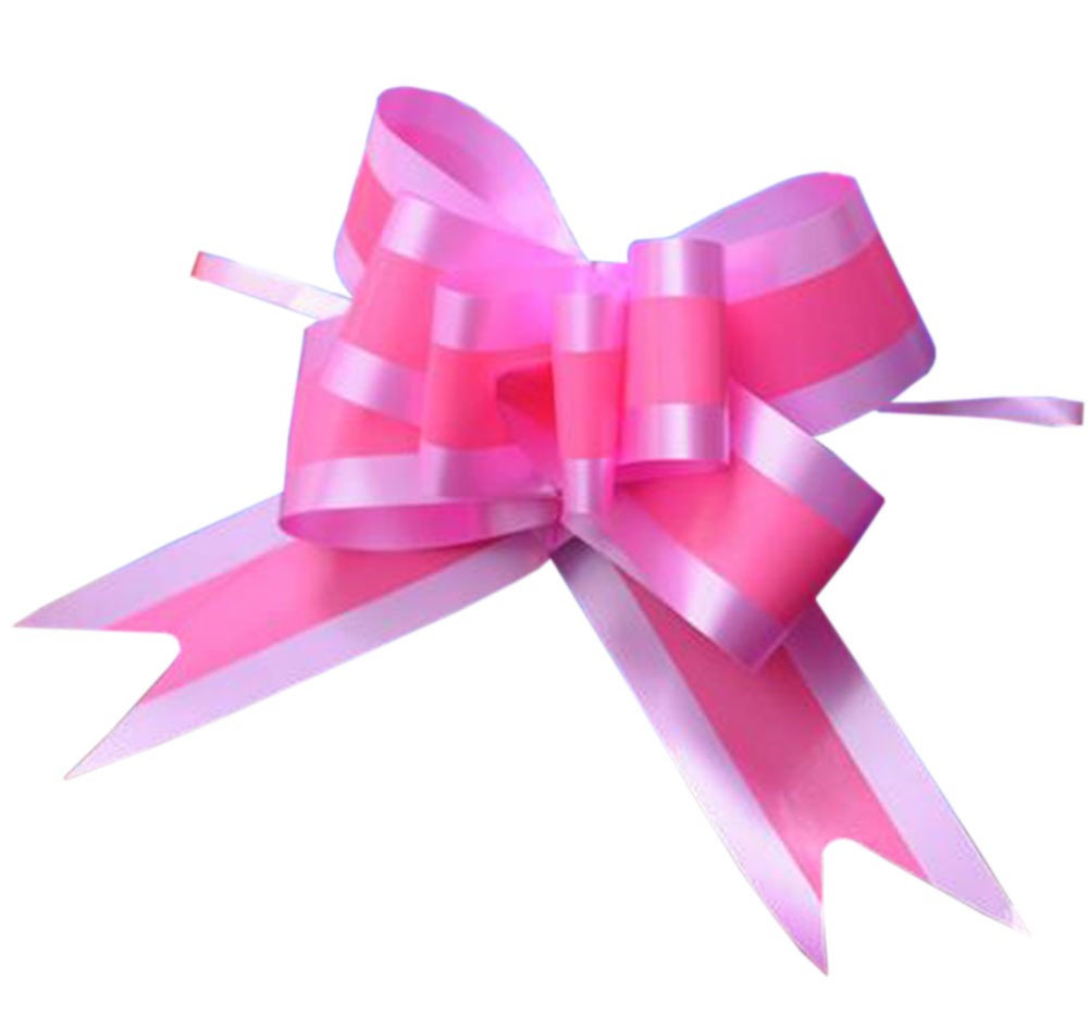 Home Decoration Pull Flower Ribbons [Pink] 60PCS Gift Wrap Ribbons