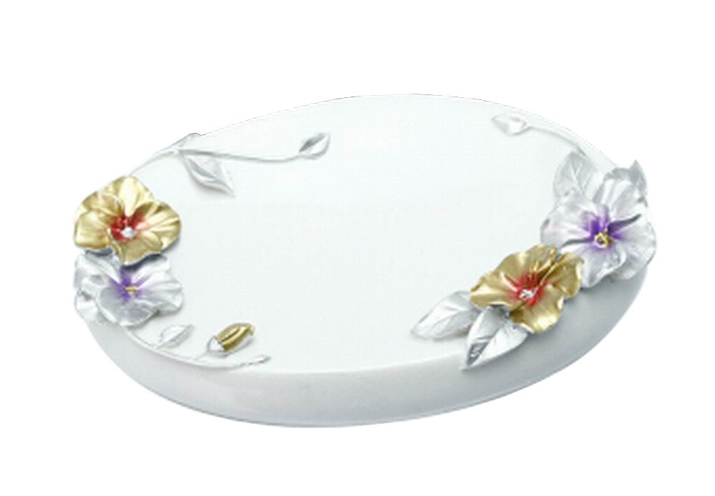 Beautiful Resin Soap Dishes Shower Soap Dish Soap Holders Frowers White
