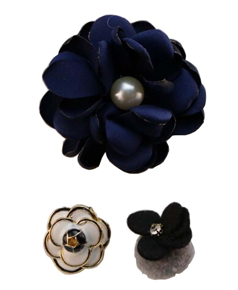 [Flower Navy] A Set of Women Brooches Corsages Collar Decorative Brooch Pins