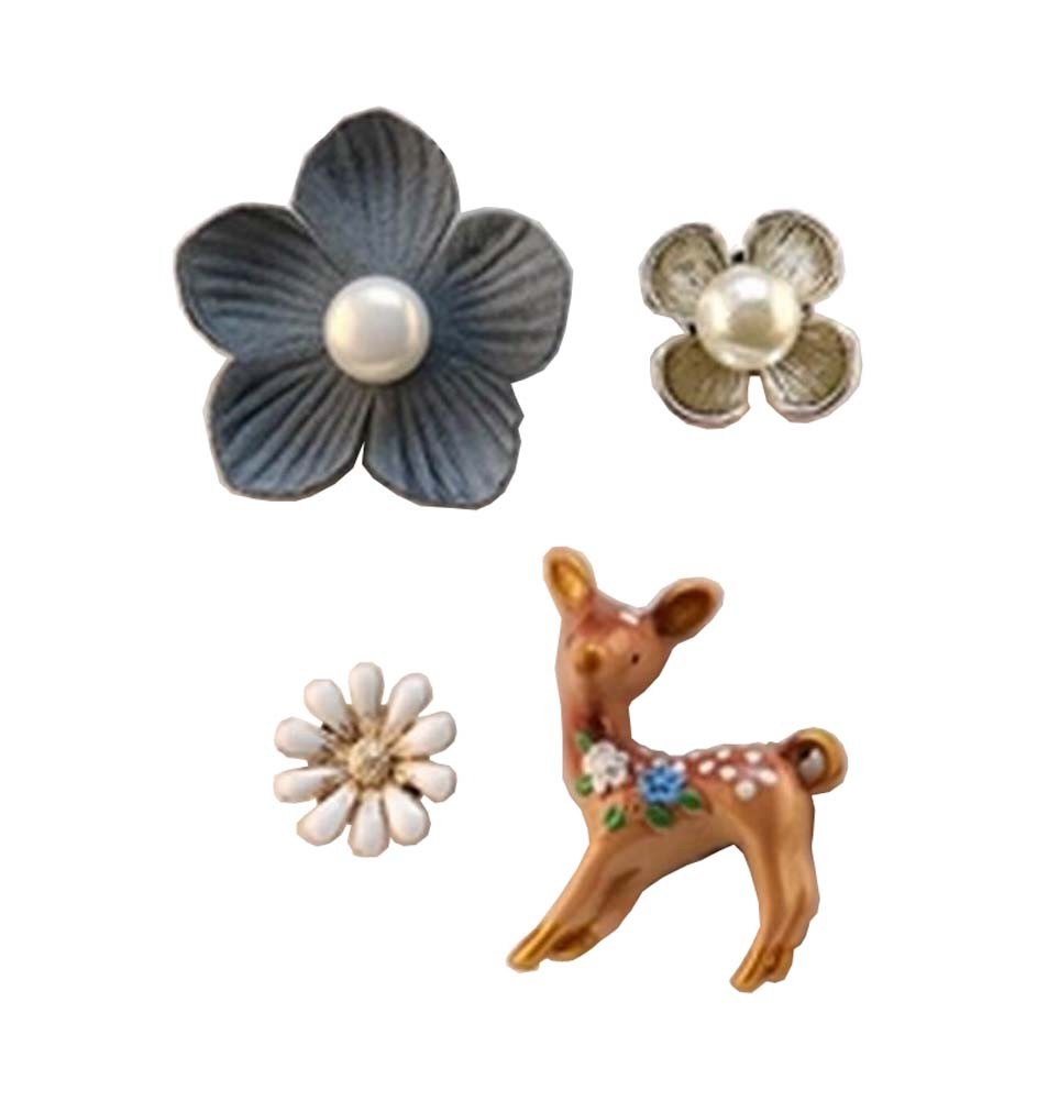 [Deer] A Set of Ladies Elegant Brooches Corsages Collar Decor Brooch