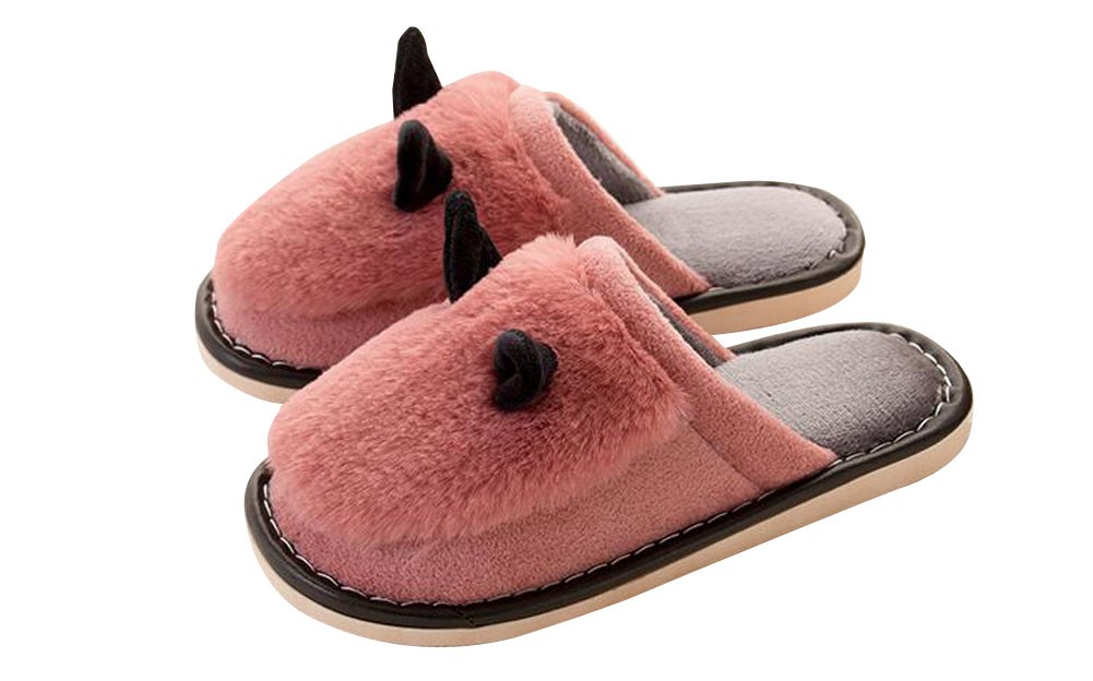 Lovely Warm Slippers Woman Winter Comfortable Slippers