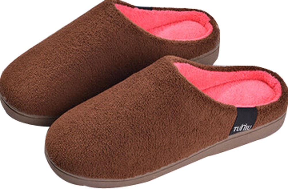 Winter Cotton Slippers Male More Household Indoor Warm Slippers Coffee
