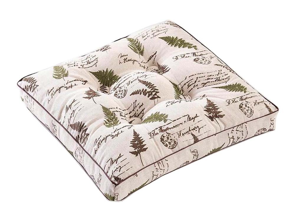 [Pine] Square Seat Cushion Floor Pillow Thickened Chair Pad Tatami
