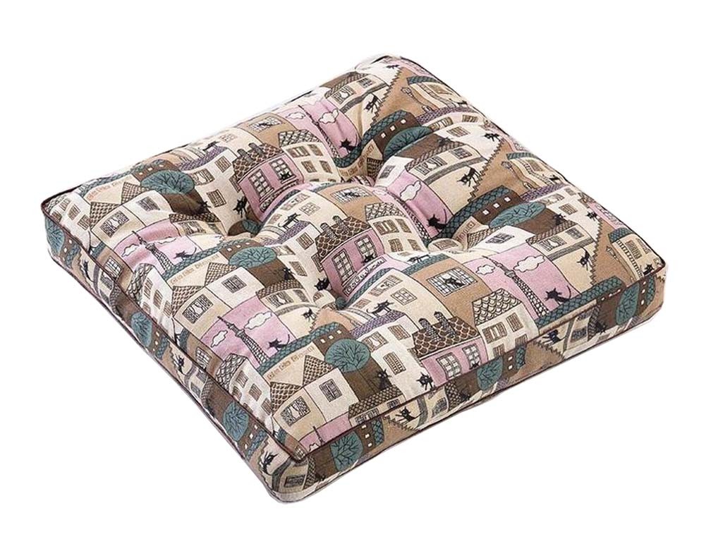 [House] Square Seat Cushion Floor Pillow Thickened Chair Pad Tatami