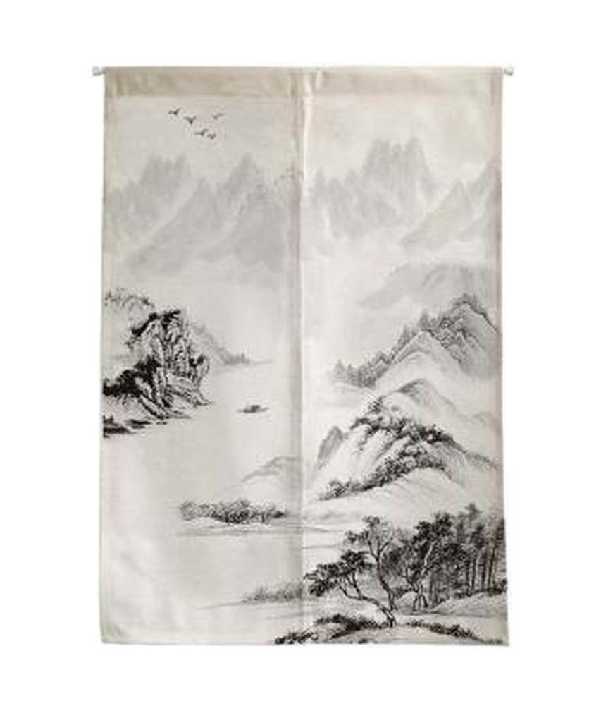 [Mountain] Japanese Noren Curtain Entrance Curtain Doorway Curtain Wall Decor