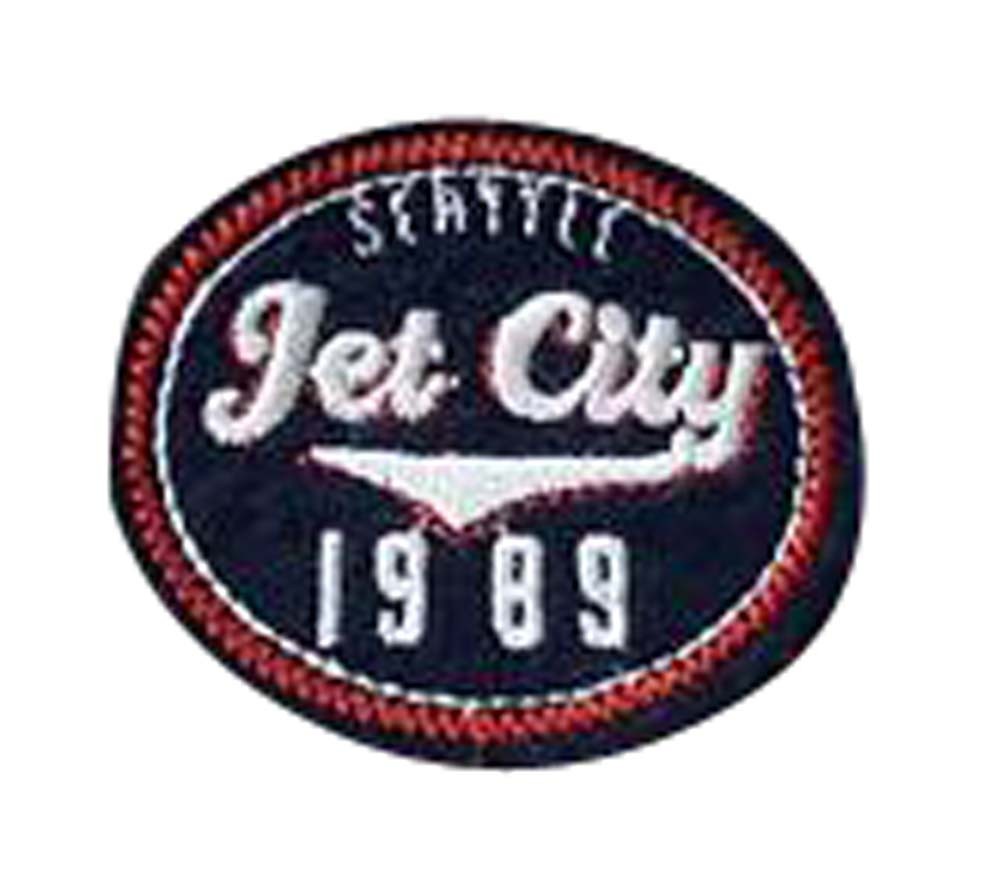 Set Of 2 Cloth Badge Affixed Patch Stickers Applique Patches (City)
