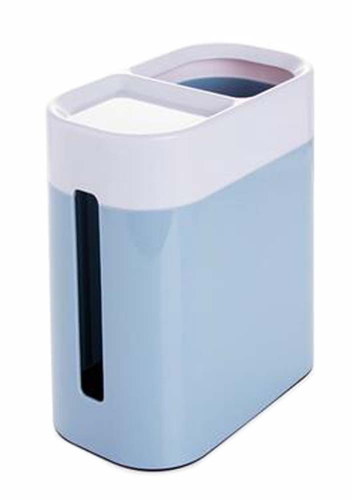 Convenient Plastic Toilet Paper Tissue Holder Box Blue