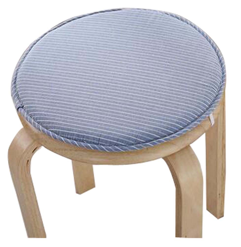 Creative Round Stool Cushion Warm Sponge Pad Bar Stool Mat Blue