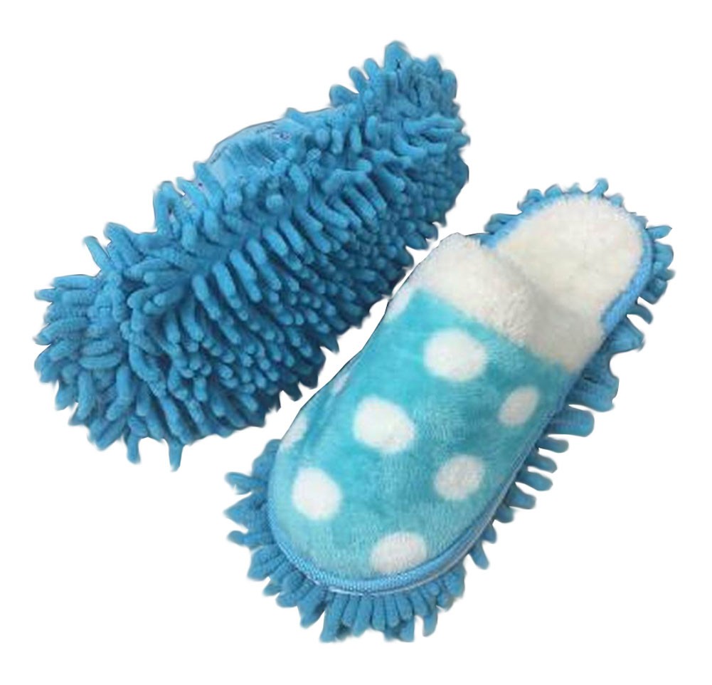 [Dot] Creative Mop Slippers Floor Cleaning Slippers Mopping Shoes