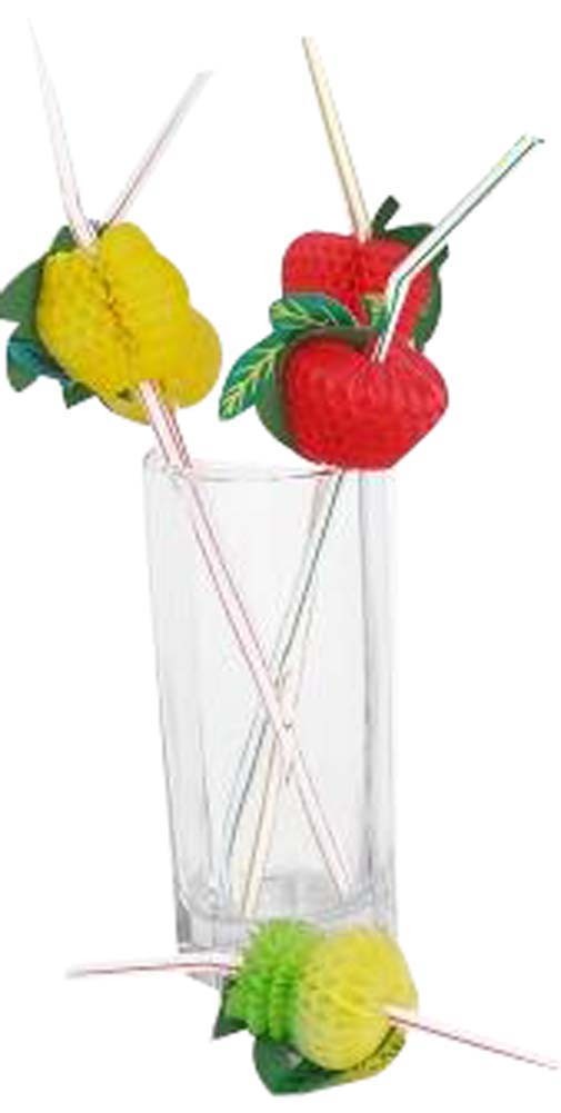 Set Of 100 Bar Supplies Modeling Straw Drinking Straws Fruit Garland