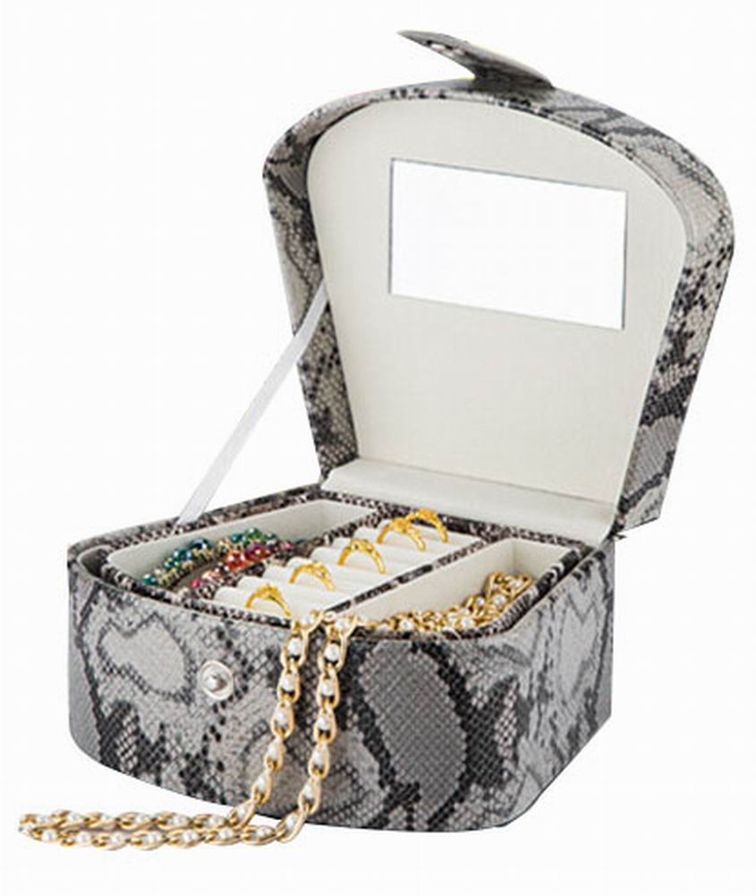 Practical Jewelry Organizer Portable Jewelry Box Ornaments Storage Case