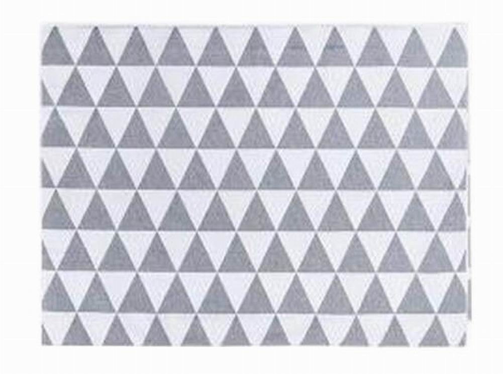 Place Mats Washable Table Mats Heat Resistant Dining Placemats Gray Triangle