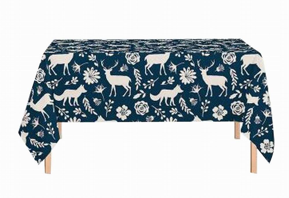 Linen Tablecloth Washable Tablecloth Table Cover Dinner Tablecloth Flowers