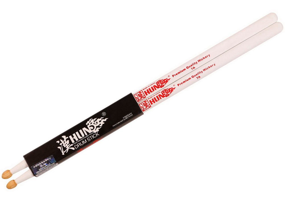 Drumsticks 7A Electronic Drumsticks Hickory Rudiments Drum Sticks White