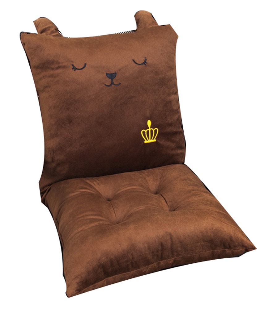 Cute Memory Foam Chair Pad And Cushions Brown