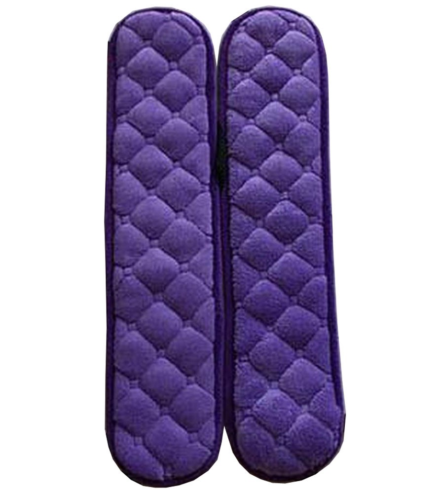 [Purple] Flannel Chair Armrest Covers Armrest Pads Chair Arm Covers