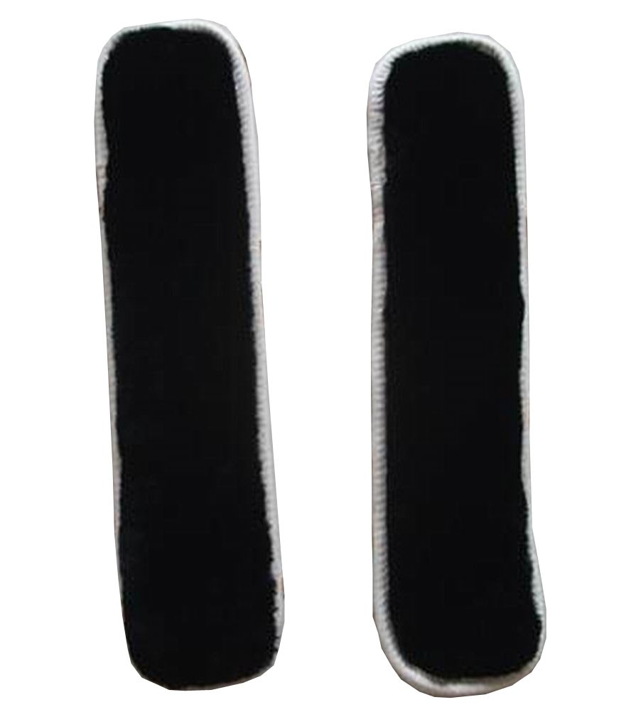 [Black] Soft Plush Chair Armrest Covers Armrest Pads for Chair