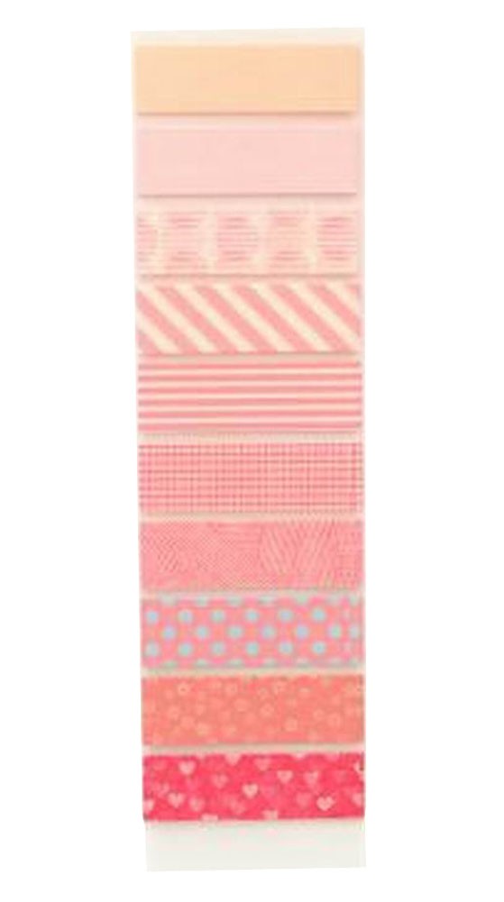 Set of 2 Creative Washi Masking Tapes Decorative Washi Tapes DIY Tapes Pink