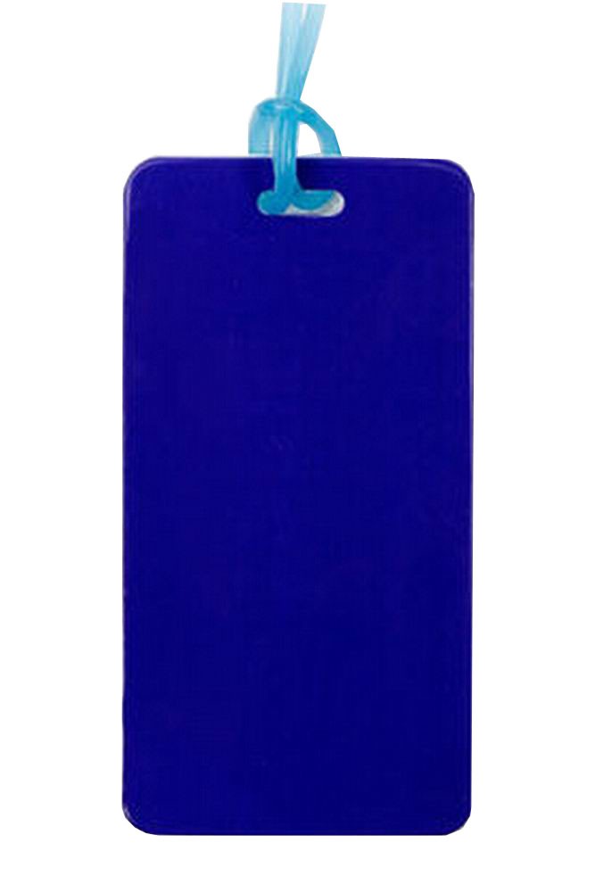 Set of 3 Travel Accessories Travel Luggage Tags/ID Holder, Pure Blue Tags