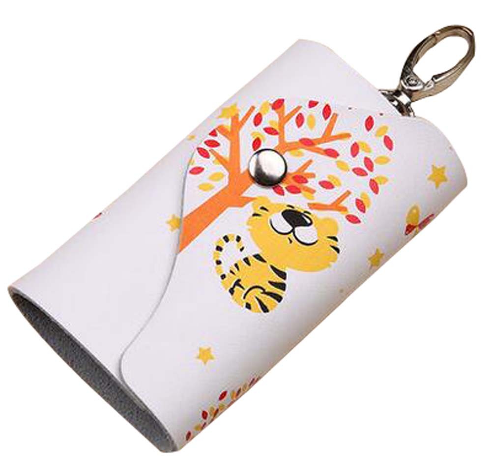 Cartoon Wallets Cute Creative Multifunctional Car Key Ring Lovely Keychain Tiger