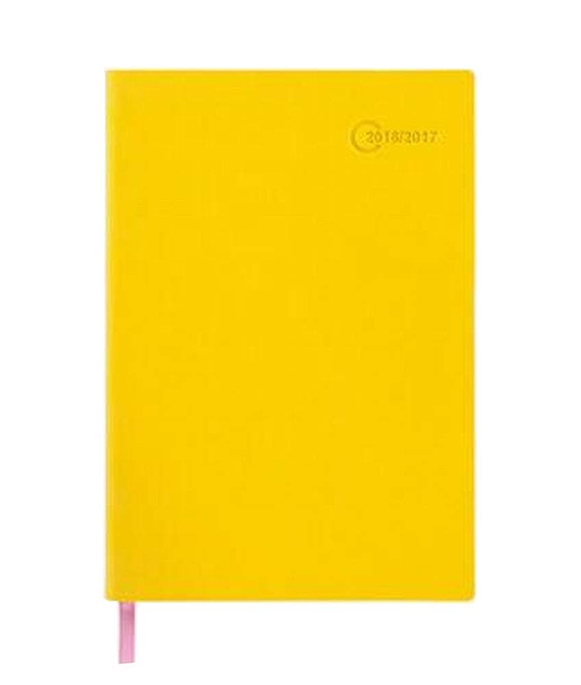 Yellow Office Notebook Portable Schedule Personal Organizer