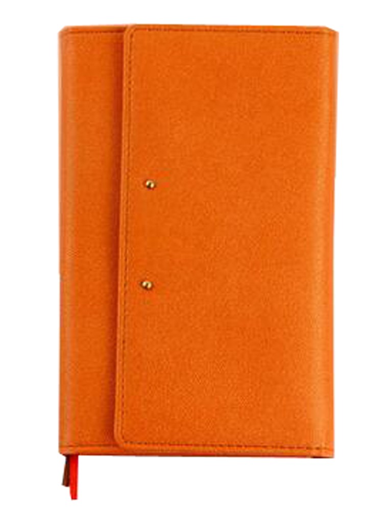 Office Personal Organizer Notebook Portable Planner Mini Pocket Schedule Orange