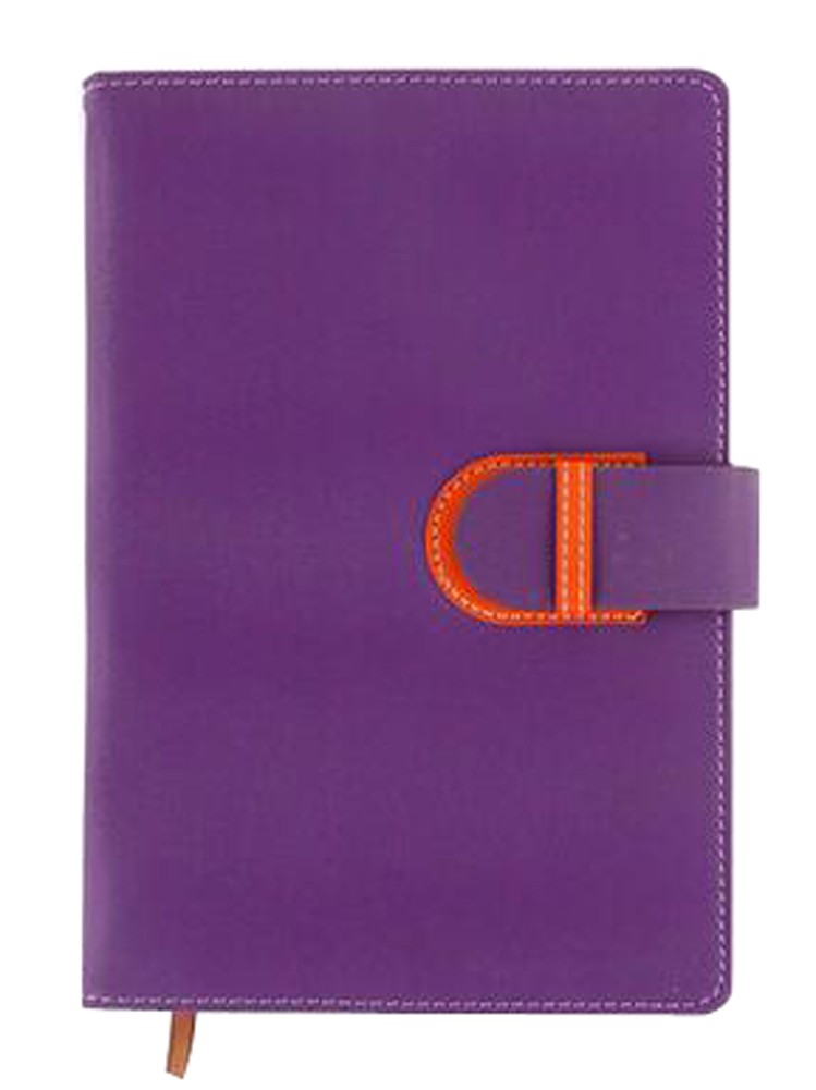 Office Notebook Portable Planner Personal Organizer Planner Schedule [Purple]