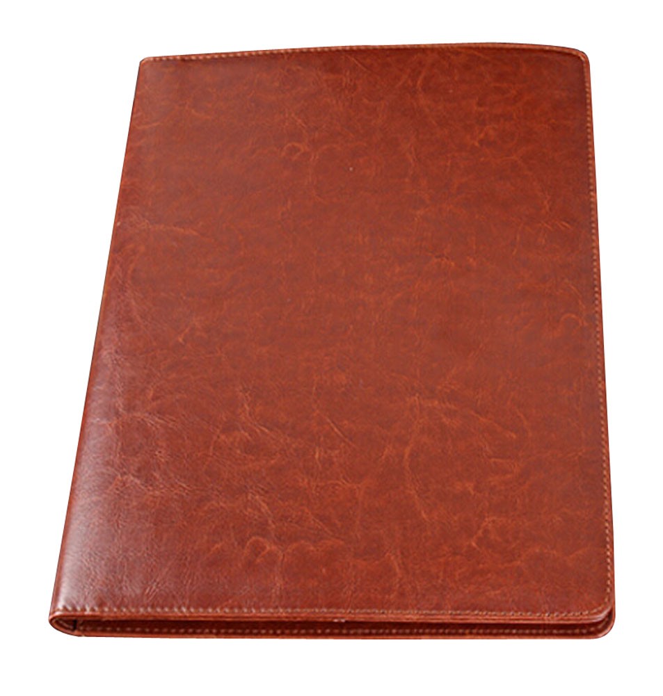 A4 Multi-function Folder Note Book Series Sales Clip Personal-Organizers Brown A