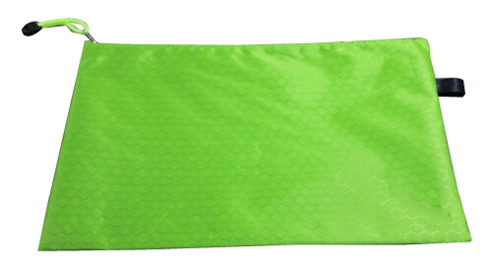 Set Of 5 A4 Envelope To Zip File Cover File folders And Pockets Grass Green