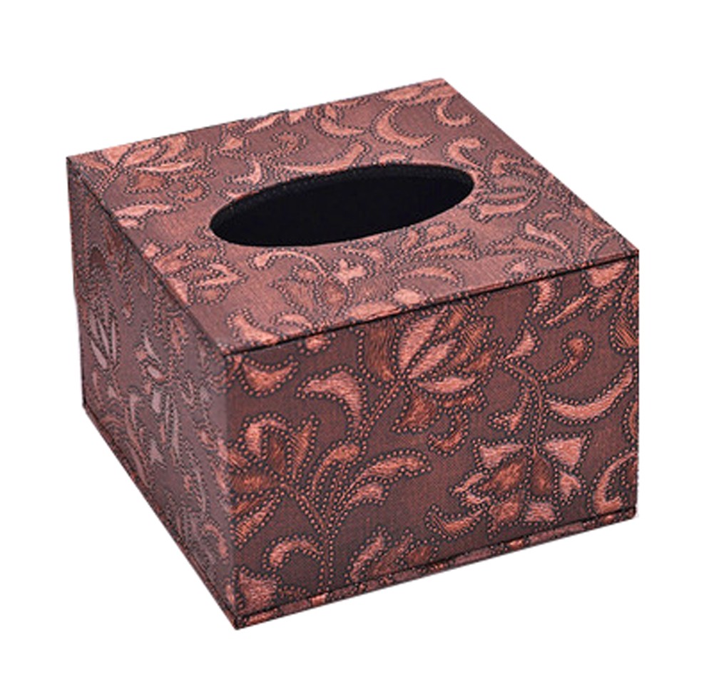 Practical Beautiful Leather Storage Tissue Boxes