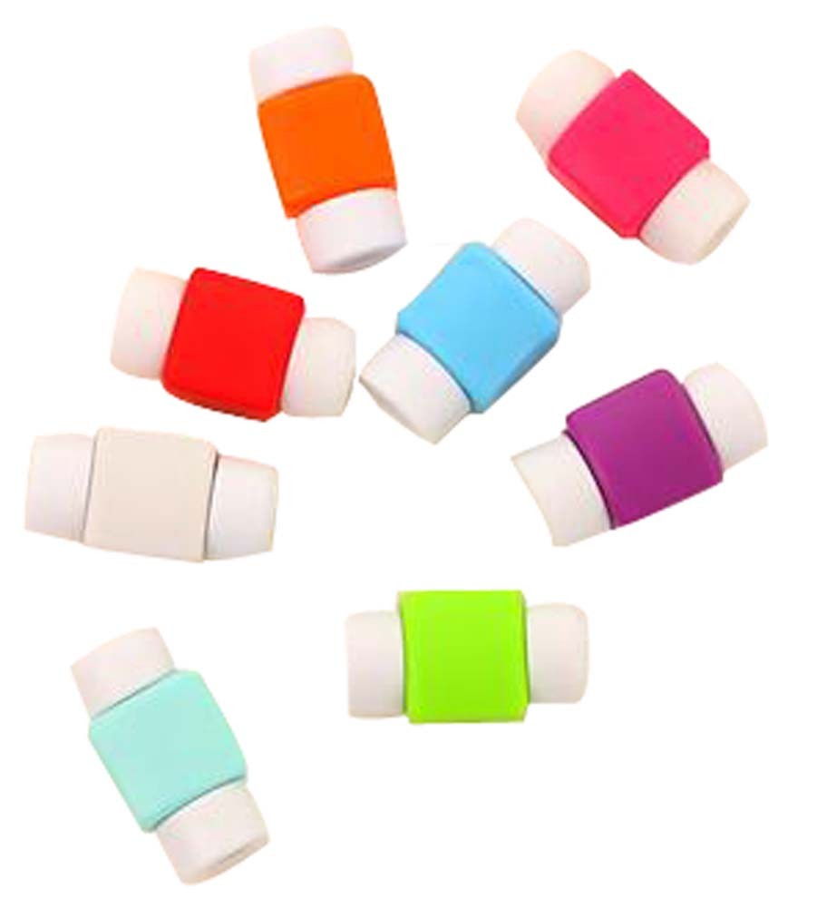 Set Of 5 Creative Data Line Protection Cover Protective Sleeve Random Color