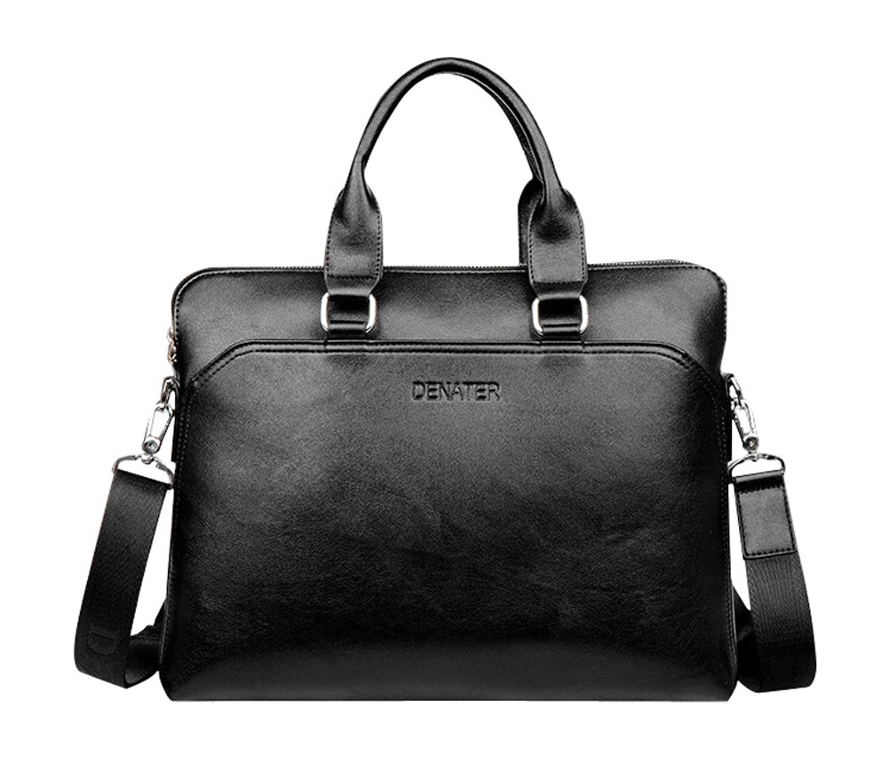 Men's Business Briefcase Laptop Bag Messenger Shoulder Bag Handbag BLACK