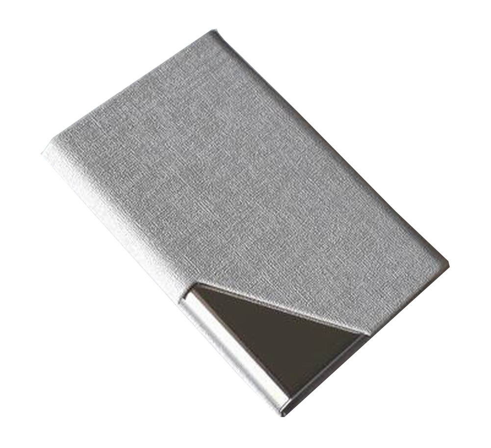 Modren Bussiness Card Case Name card Case Name Card Holders [Silver]