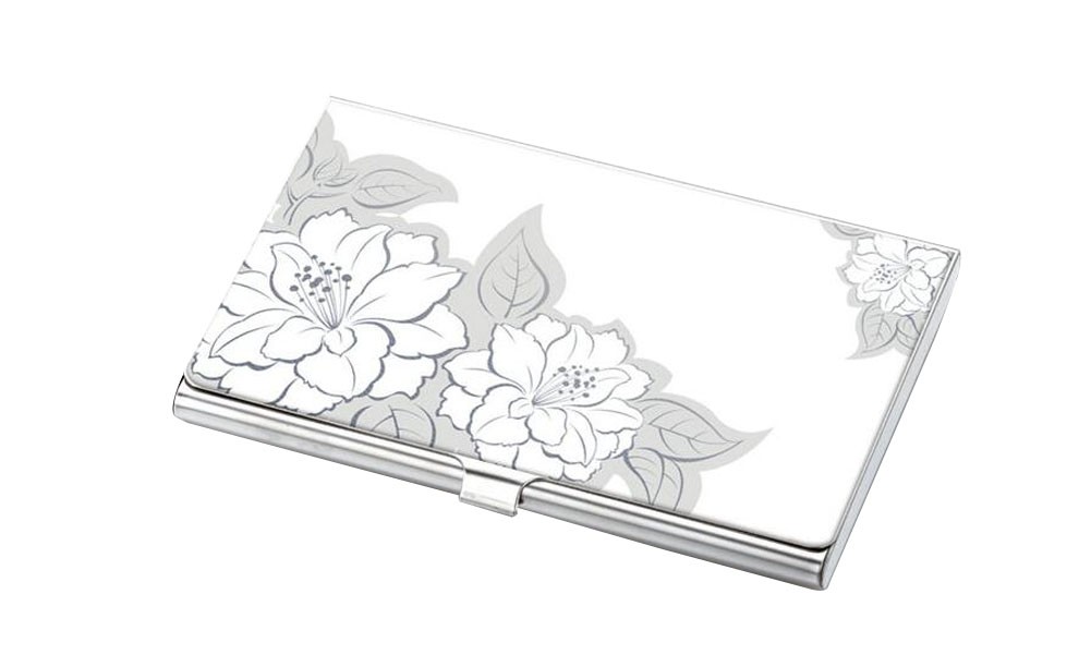 New Design Business Card Holder Simple Stainless Steel Cardcase