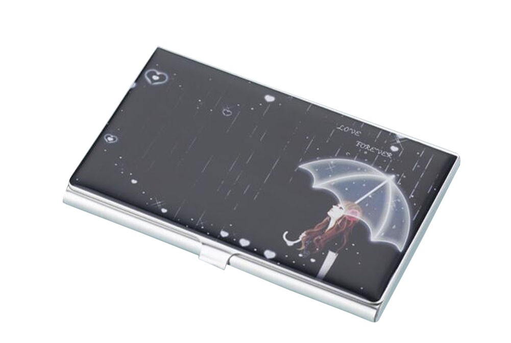 New Business Card Holder Stainless Steel Cardcase With Lovely Pattern