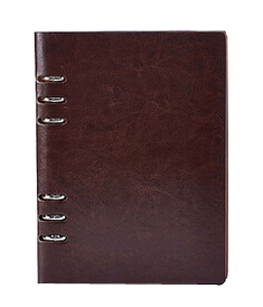 A5 Loose-Leaf Notebook Folder Diary Hand Books Business Notebook Coffee