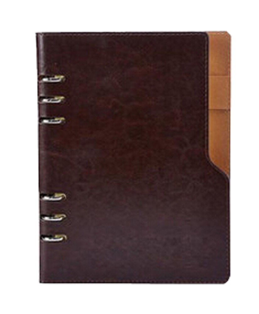 A5 Loose-Leaf Notebook Folder Diary Books Business Notebook Note Pads Coffee