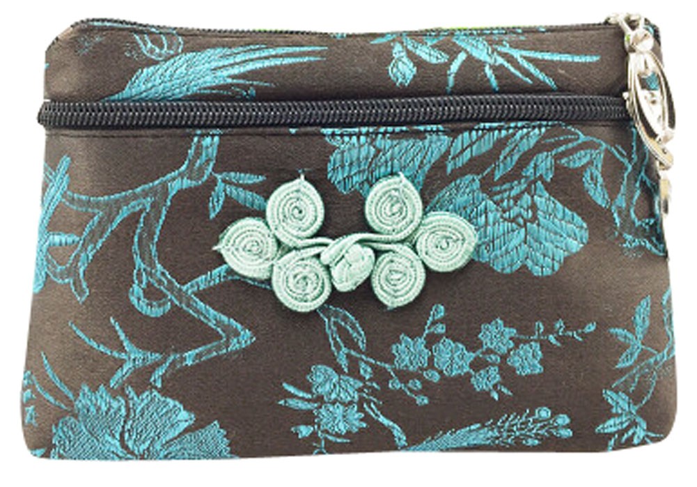 Coin Purse Coin Case Chinese Style Cell Phone Case Cloth Bag Gray