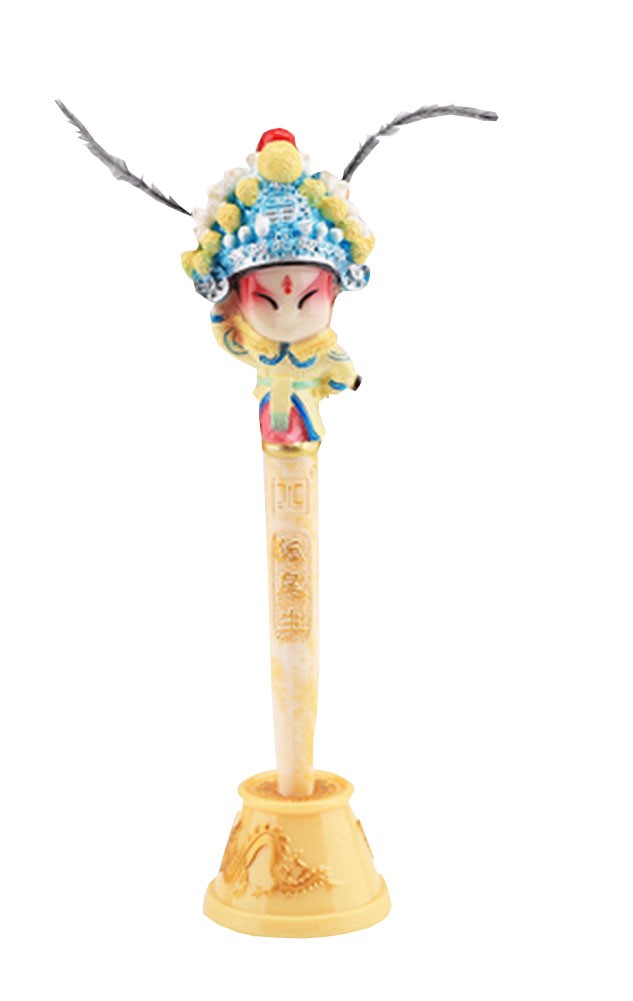 Chinese Beijing Opera Pen Special Office Ballpoint Pen Nice Gift Hu Weisheng