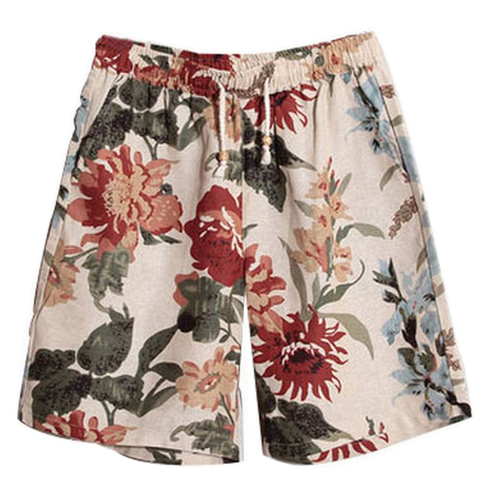 Summer Men's Beach Shorts Seaside Printing Board Shorts