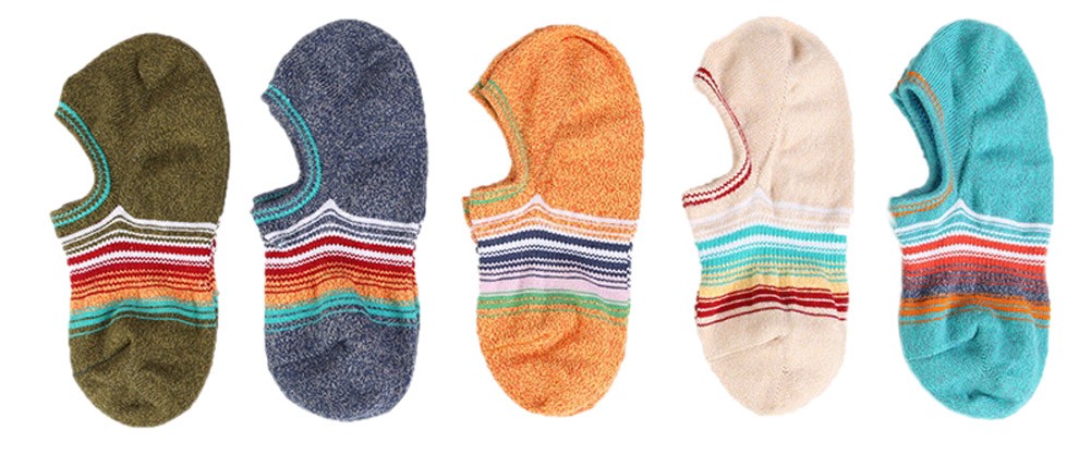 Japanese Men's Low Cut Socks Anti-Slip Ankle Cotton Socks 3 Pairs