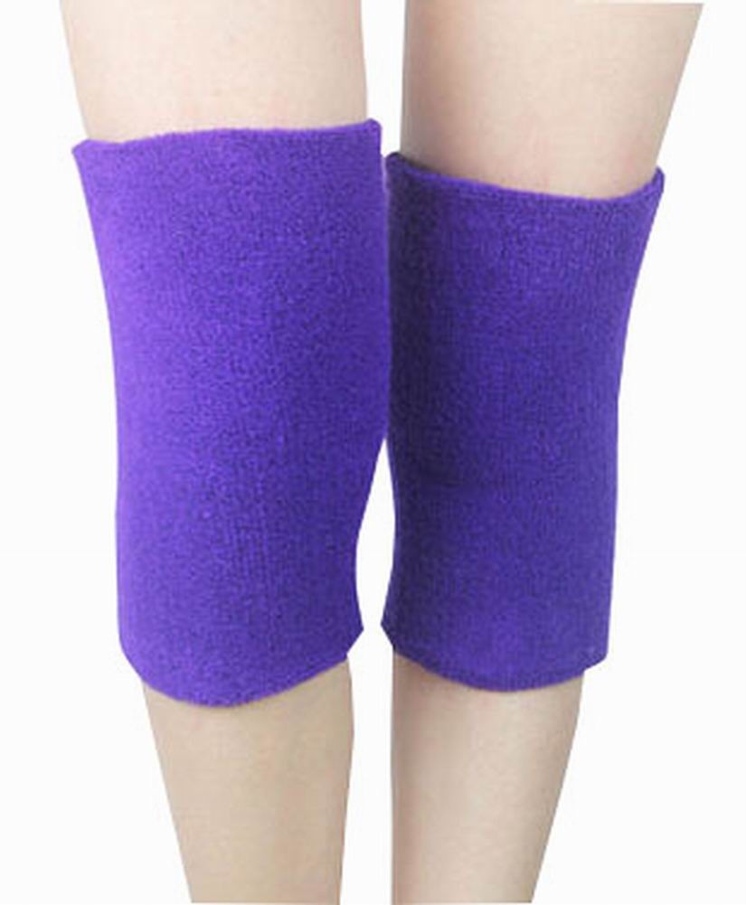 Sports Kneepad Warmer Knee Braces Sleeve Knee Support, Free Size, Purple