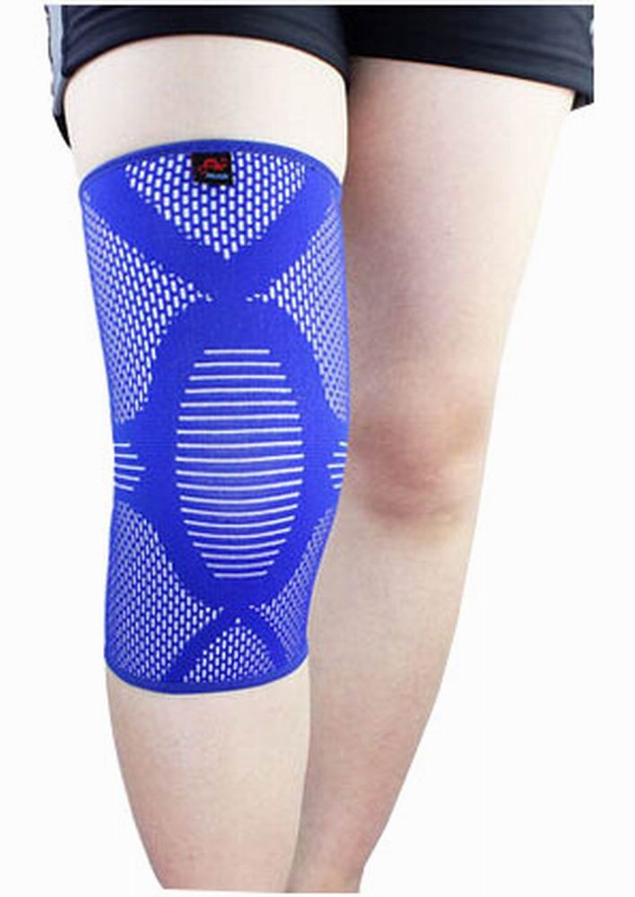 Sports Kneepads Elastic Knee Braces Sleeve Knee Support, M, 1 pcs, Blue