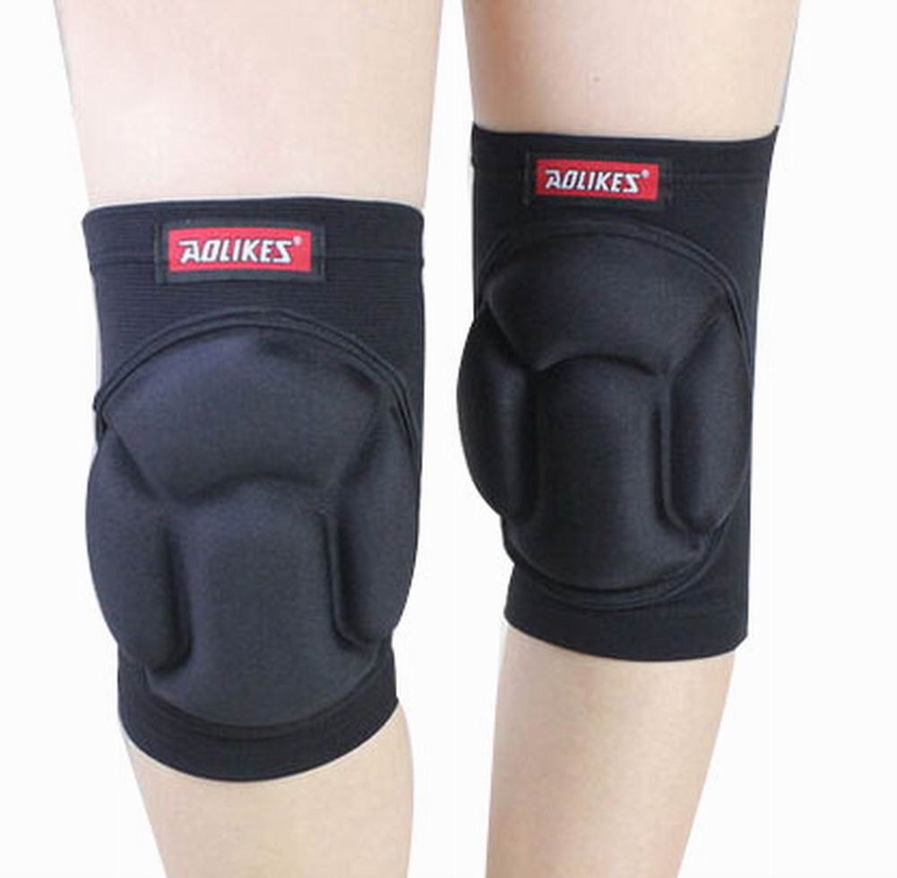 Sports Kneepads Sponge Knee Braces Knee Support, Free Size, Black