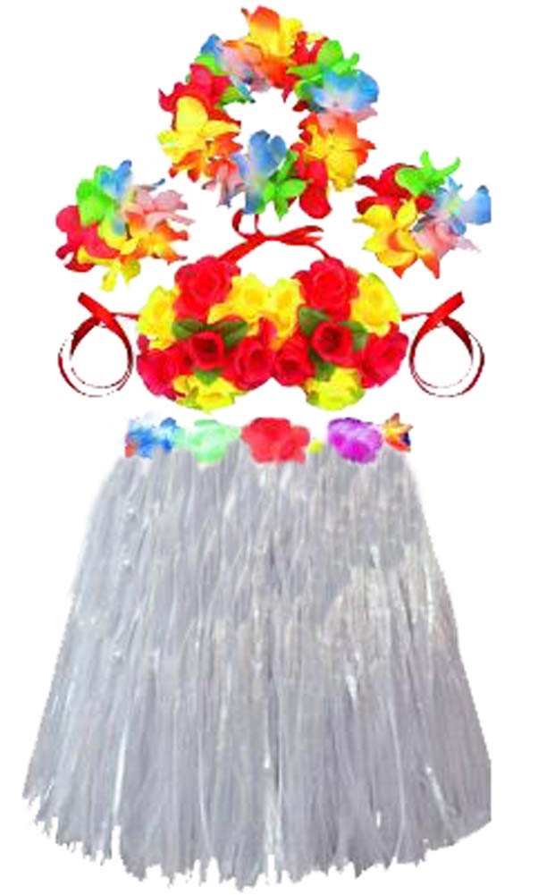 Fashion Pparty Dress Popular skirt Dance skirt Hula Skirt White