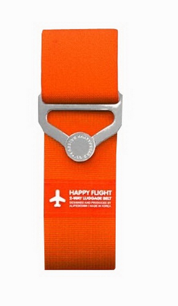 Useful Luggage Strap Superior Strength Non Slip Travel Belt Slap Strap [Orange]