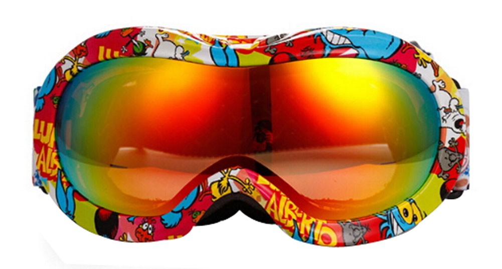 Children's Ski Goggles Sports Mirror Anti-fog Goggles Snow Goggle Cotton