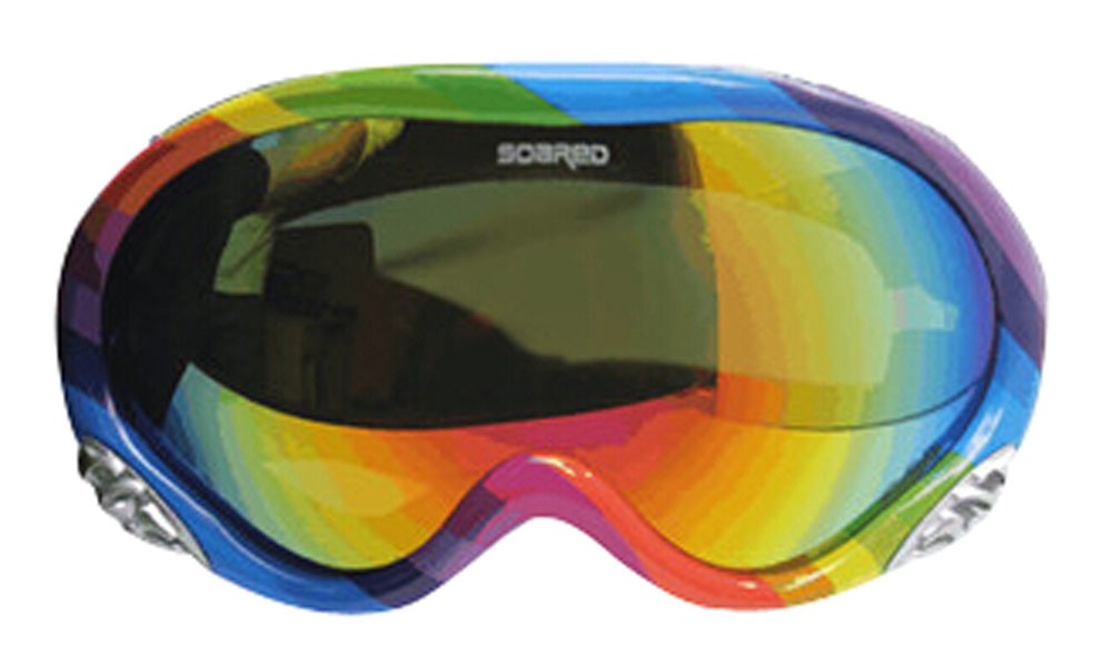 Adult's Ski Goggles Sports Mountaineering Anti-fog Goggles Lovers Snow Goggle B