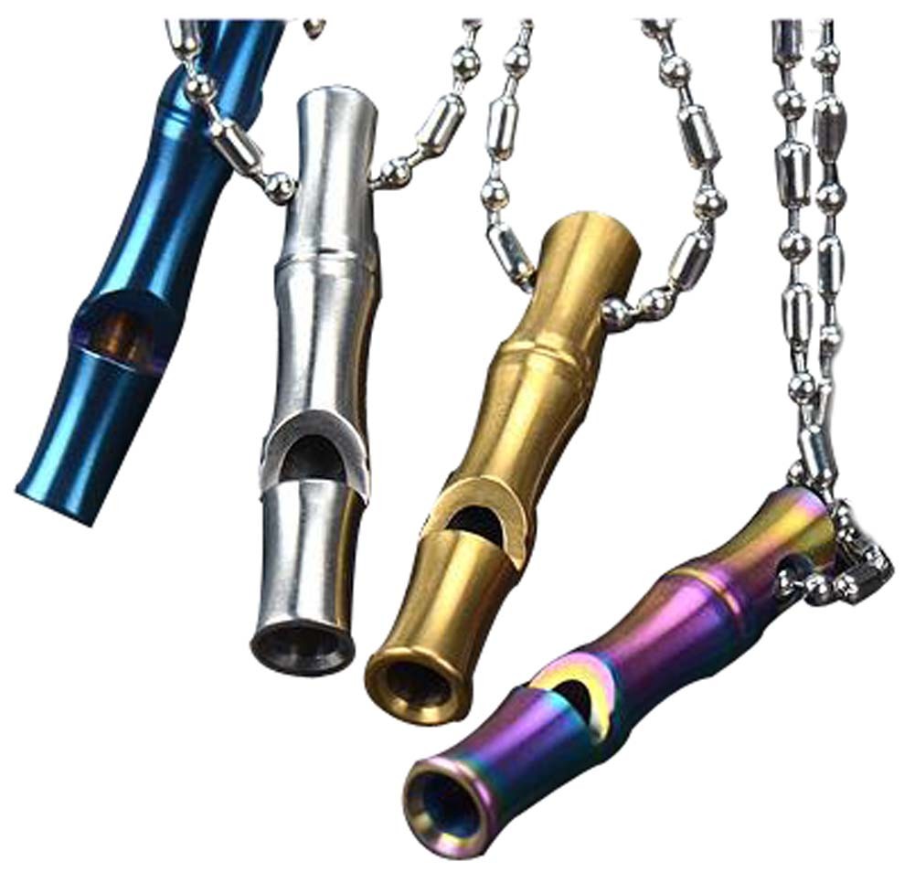 Set Of 1 Child Single Tube Whistle High-frequency Whistle Random Color