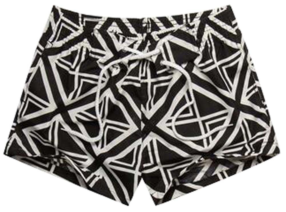 Black And White Shorts Home Summer Shorts Beach Shorts XL